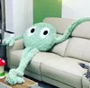 Plush Dolls 175CM New Giant Swamp Ferry Plush Green Pink Octopus Alien Monster Toy Stuffed with Long Arms and Legs Thrown into Boyfriends Pillow Room Decoration J2404