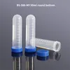 50pcs Biosharp 50 ml Schraubzentrifugenröhrchen Sterile experimentelle Ausrüstung Unterrichtsmittel Lebenswissenschaft Testrohr