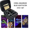 Smartphone Reef Coral Lens Filter Kits For Phone Coral View Lens 6 Linser Kit med linsklipp + lagringsväska