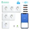 BSEED WiFi Single Power Monitor Eu Sockets Double Smart Google Alexa Intelligent Wall Sockets Triple App Sockets Вкл.