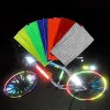 Fahrrad reflektierende Aufkleber Fahrrad fluoreszierende reflektierende Reflexion Leicht Klebeband Sicherheitsdekor Aufkleber Bike Accessoires