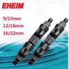 EHEIM -Doppelhack mit schneller Kupplungs -Aquariumfilter -Freisetzungskopplung Llave Doble 9/12 mm (s) 12/16mm (m) 16/22 mm (l)