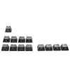 Accessoires uniquement KEYCAP, Keyboard DIY Clavier Metal Esc Wasd Direction Keycaps 13 touches pour le clavier mécanique Profil OEM Keycaps de jeu