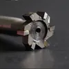 Moignage en carbure T-Slot Cutter pour les coupe-alliages YG8 soudés en métal pour les outils de fraisage à tige droite en acier en acier CNC en acier CNC