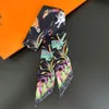 2024 new small silk scarf women's summer decoration light scarf temperament silk scarf