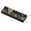 CALINE CP-48 Honey Comb Multi-Effects Pedal för akustisk gitarr Digital effekt Pedal Chorus Slease Reverb Notch Boost EQ