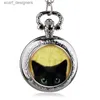 Montres de poche Petites pendentifs mignons quartz poche pour animaux de compagnie