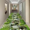 3d ruisseau Path Path Corridor Couloir tapis long long pastoral floral salon Tapis Herbe pelouse de fleurs de chambre à coucher tapis de cuisine