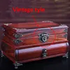 1x Antique Brass Wooden Case hasp Vintage Style Decorative Jewelry Gift Box Suitcase Hasp Latch Hook Furniture Buckle Clasp Lock