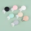 LOFCA 5pcs Clip in legno per bambini Baby Care orale Porta clip del ciuccio baby Silicone Teether Clip Accessorio a catena del ciuccio