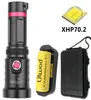 XHP702 GRATO DE MORRO SUBQUAÇÃO 100M LED Torch Power à prova d'água 26650 ou 18650 lâmpadas de bateria Lantern Litwod4024270
