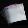 200pcs 14cm Wide Plastic Bags Clear Self Adhesive Cellophane Bag Transparent Jewelry Candy Cookie Food Packaging Bag Gift Bag