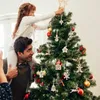 1-24 номера Рождественский календарь пришествия деревянные подвесные подвесные подвески рождественские подарочные пакеты номеры