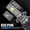 Dawnknight 140W K5C plus 4300K D2S D1S D3S LED BALBE H7 H11 HB3 9005 HB4 Kit d'éclairage LED à tube à double cuivre pour la voiture 12V