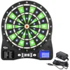 FUN LED Automatic Scoring Luminous Electronic Darts Set Secure Soft Electronic DartBoard Adult Children Dart Board Multiplayer