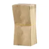 50 datorer Kraft Paper Bag Pouch Vintage Liten Kraft Paper för presentpåsar Vattentät kuvertförpackning Present Candy Parfume 10.5 C