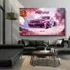 Zurück zum zukünftigen Poster klassische Film TV -Show Print Movie Retro Wall Art Canvas Malroom Decor Home Decor Ästhetik