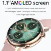 Orologi AMOLED Smart Watch for Women Girls HK39 Bluetooth Chiama NFC Cressria cardiaca Ossigeno IP68 Smartwatch impermeabile