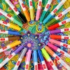 12/24 kolorowe markery tkaniny Pióry Zestaw stałego ubrania znacznik tekstylny Farba Pen Pen Pen rzemieślnicze