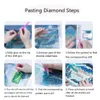 Anpassad AB Diamond Målning Foto DIY 5D Diamond Embroidery Round Square Full Diamond Diamond Mosaic Birthday Diy Gift