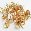 100x Golden Silver Antique Brass Holsthery Nail Jewelry Gift Wine Case Box Soffa Decorative Tack Pushpin Doornail 11x16mm