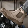 Buty 2023 nowe męskie buty bezpieczeństwa highop bots anty Smashing Anti Reting Warstant Antiskid Protection Zapatos de Seguridad