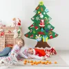 Baby Grab Early Learning Toys Montessori Busy Board DIY Felt Christmas Tree Snowman Home Decoration