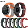 Fifata 22mm 2 mm Silicone Sport Watch Strap for Huawei GT GT 2 46mm/GT 2 Pro/Gt 2e/Xiaomi Amazfit GTR 47mm Relógio inteligente