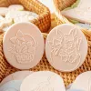 Påsk-theme kanin cookie präglade mögel glada påskharen fondant frimärken blomkorg kex mögel kakbakning dekorationer