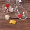 Palla trasparente a sfera di plastica trasparente per la scatola delle caramelle di nozze bomboniere