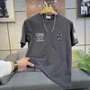 Designerskie koszule męskie letnie mężczyźni kobiety luźne tresse tees odzież moda tops mans swobodne litera na klatkę koszulową szorty uliczne szorty