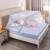 Mosquito Net Travel Portable pieghevole Piegatura Mosquito Porta utilizzabile Popp-up Mosquito Net Installazione Piegabile Studente Piegabile Bunk