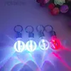 LED RAVE Toy Novely Lighting Mini LED LILD BULB Keychain Key Ring Illuminaat Cartoon Cars Key Ring Lamp Paarsleutel FOB Kerstcadeau 240410