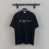 Tasarımcı Lüks Chaopai Klasik Yaz Yeni Trend Kısa Kollu Konforlu Gevşek Kişilik Mektubu Baskı T-Shirt Moda Unisex Slimming