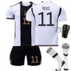 Soccer Jerseys Men's 2223 Niemcy Home 13 Mueller World Cup Jersey 19 Sane 7 Hafferts 8 Cross Football