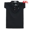 Polos da uomo Summer Polo Shirts Men Plus Times 6xl Cotton Shirt Mash Color Tops Big Big Big