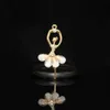 Stud Fashion Jeweley s Sier Post Ballet Dancing Girl Earrings Rhinstone Dance Drop Delivery Jewelry Dhnfr