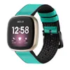 Honocumi per Fitbit Versa 3 Band Sillicone Leather Cless Cint Sostituzione Polti per Fitbit Versa3 / Fitbit Smartwatch