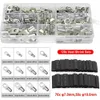 220CPS Various Automotive Soldering Connector Kit Copper Ring Crimp Wire Terminal Bare Cable Battery Terminal