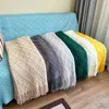 Coperte coperte a quadri coperta morbida decorativa per divano letto per la pelle concifondi a corto di pisterolette per piumino coperte coperte