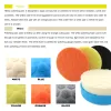 5 Pack 3/4/5/6/7 Inch Compound Buffing Polishing Pads Cutting Sponge Pads Kit for Car Buffer Polisher Compounding And Waxing