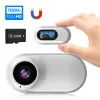 Telecamere 1080p Registrazione video audio della fotocamera piccola corpo, fotocamere impermeabili portatili a schermo colorato per la camma da viaggio Spotr DV Cam
