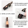 Professional Eyebrow Pencil With Sharpener Brow Trimmer Tip Thin Tool Permanent Makeup Art Eyebrows Tattoo Microblading Supplies