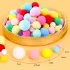 30-300pcs Pompoms Ossortiti Mini Pom Pom Poms morbido Fluffy Pom Fur