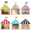 Circus Wood House Forme Scaffali di stoccaggio Nordic Wall Scaffale fatti a mano Bookends Ornaments Ornamenti in legno Decorazioni per bambini