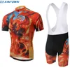 Xintown Men's Cycling Jersey Sports Ropa Ciclismo Colaire à manches courtes Bib short Kits Cycling Bike Shirt Pantal