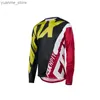 Koszulki rowerowe TOPS 2022 NOWOŚĆ DOSTAWOWE MOTORCYCLE MOTO Cross Jersey Enduro Maillot Hombre DH BMX MX Cycling Downhill Jersey HPIT Y240410