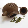 Kreativer Teekannen-Form-Tee-Infuser-Sieb Silikon Teebeutel Blattfilter Diffusor Teeleboten Accessoire Küche Gadget Neu