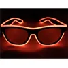 Louilles de fête rave rave LED LEXSIONS LED FLIGNAGES LECTURS ÉMISTANCE FORME DE BRIGHT Festival Gafas LED Party Dance DJ Rave Decoration Toy 240410