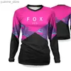 Radsporthemden Tops 2022 Frauen Downhill Trikots Hpit Mountain Bike Shirts Offroad DH Motorrad -Trikot -Motocross Sportwäsche -Bekleidungsrad Y240410